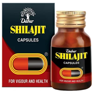 Dabur Shilajit Ayurvedic Capsules | For Immunity, Vigour, Strength, Stamina & Power Cap30