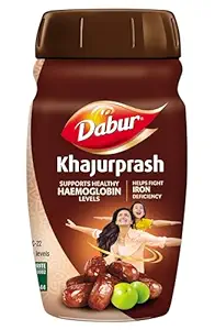 Dabur Khajurprash - 900g | 3X Immunity Action | Supports Healthy Haemoglobin Levels | Helps Fight Iron Deficiency | 40+ Chyawanprash Herbs | Natural Source of Iron