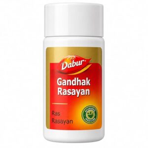 Dabur Gandhak Rasayan Tablets | Ayurvedic Tablets | 40 N