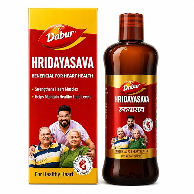 Dabur Hridayasava Ayurvedic Tonic for Heart & Cardiovascular Support | With Arjun Chhal, Ashwagandha, Draksha & Amla | Helps Maintain Healthy Lipid Levels | 450 ML - Image 5