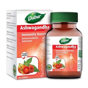 Dabur Ashwagandha Tablet - Immunity Booster | Rich in Anti Oxidants -60 tablets