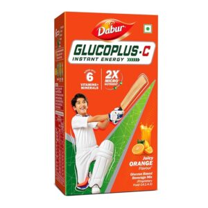Dabur Glucoplus- C Glucose Powder (Orange Flavour) 1kg