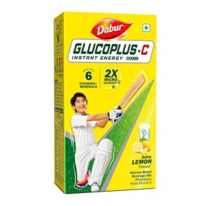 Dabur Glucoplus C Glucose Powder (Lemon Flavour)-500g