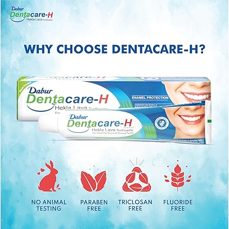 Dabur Dentacare-H Hekla Lava Toothpaste (Saunf Flavour) - 100g - Image 5