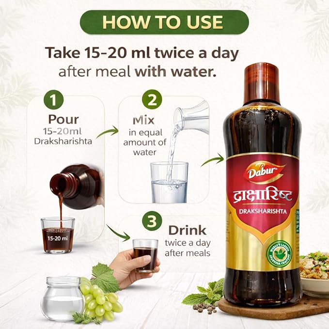 Dabur Draksharishta - 450ML - Image 4