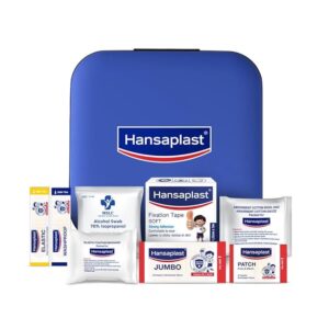 Hansaplast Fast Aid Kit | Emergency Medical Kit for Home, Office, Travel, Car, Sports, Outdoor