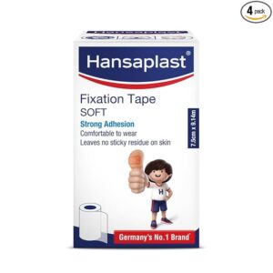 Hansaplast Soft Fixation Tape for Wound Dressing | 7.5cm X 9.14mtr | Pack of 1