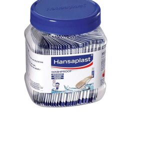 Hansaplast Antiseptic Washproof Bandage for injury & wounds | 136 Strips | First Aid | Water resistant
