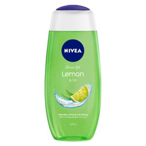 Nivea Lemon & Oil Shower Gel - With Refreshing Scent, pH Balanced, Moisturising, 125 ml
