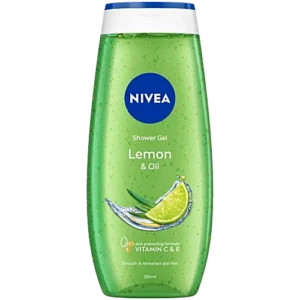 Nivea Lemon & Oil Shower Gel - With Refreshing Scent, pH Balanced, Moisturising, 250 ml