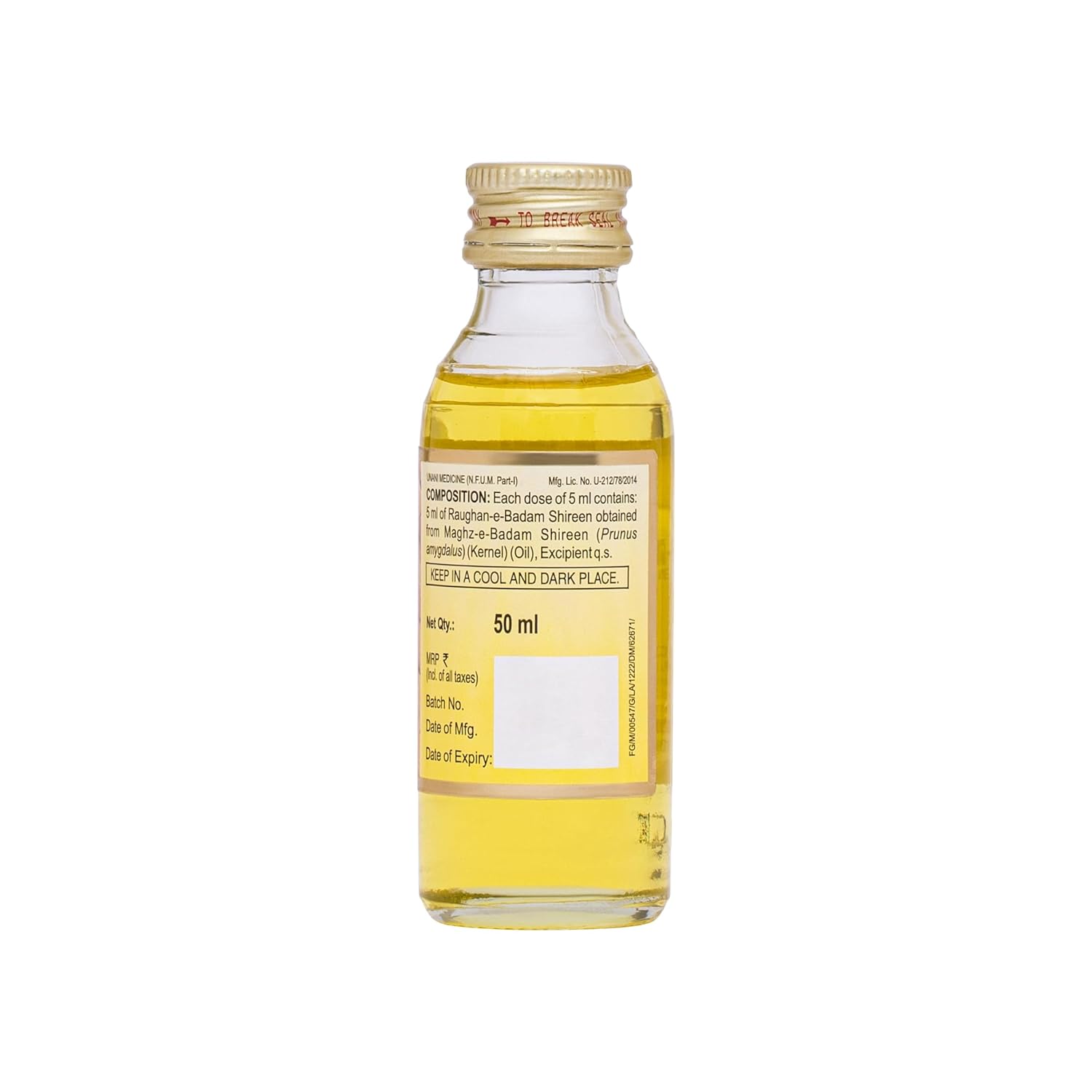 Hamdard RAUGHAN-E-BADAM SHIREEN 50ML - Image 4