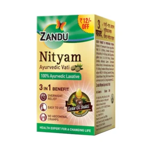 Zanduu Nityam 30 Tablets | Herbal Laxative | Helpful in Constipation