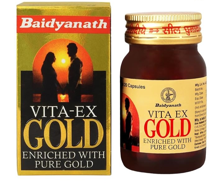 Baidyanath Ayurved Vita Ex Gold - 20 Capsules