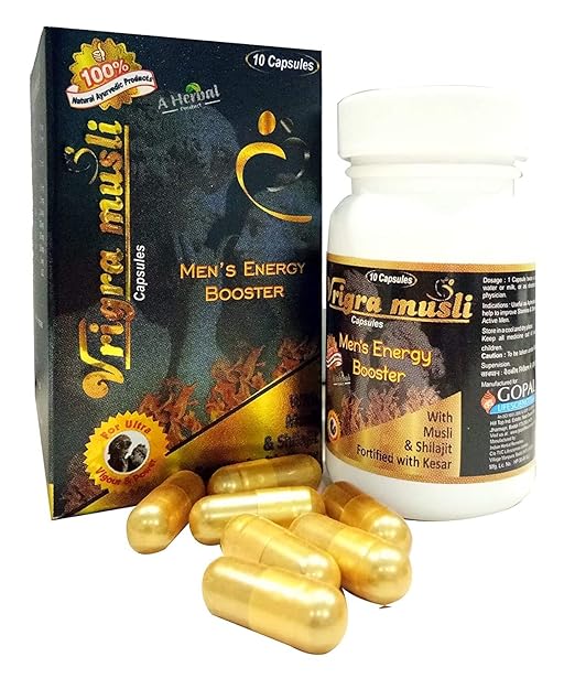 Vrigra musli capsules - Men Energy booster-100% Ayurvedic Product